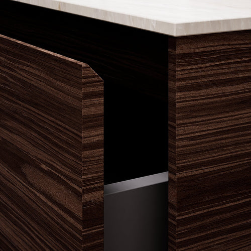 Aurora Frame – Corian® Basin with 2 Stacked Drawers - ROVALUX