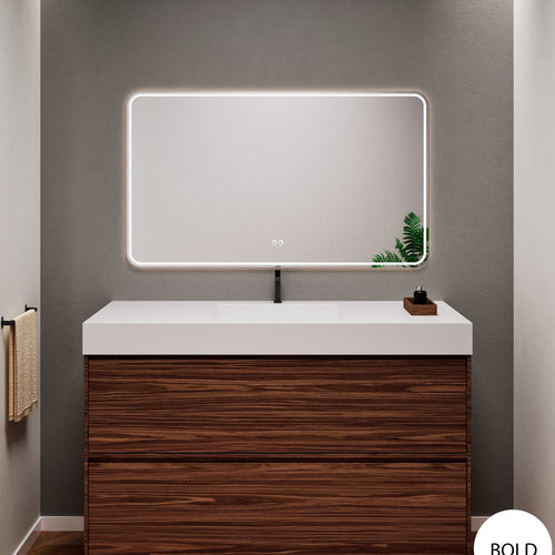 Aurora Frame – Corian® Basin with 2 Stacked Drawers - ROVALUX