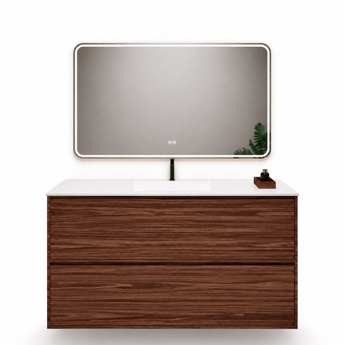 Aurora Frame – Corian® Basin with 2 Stacked Drawers - ROVALUX