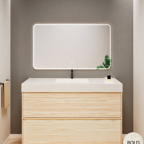 Aurora Frame – Corian® Basin with 2 Stacked Drawers - ROVALUX