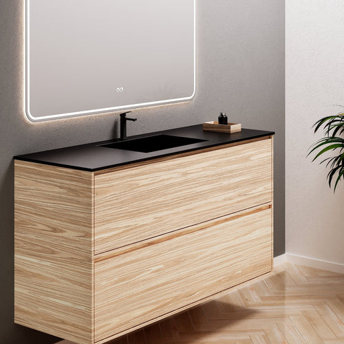 Aurora Frame – Corian® Basin with 2 Stacked Drawers - ROVALUX