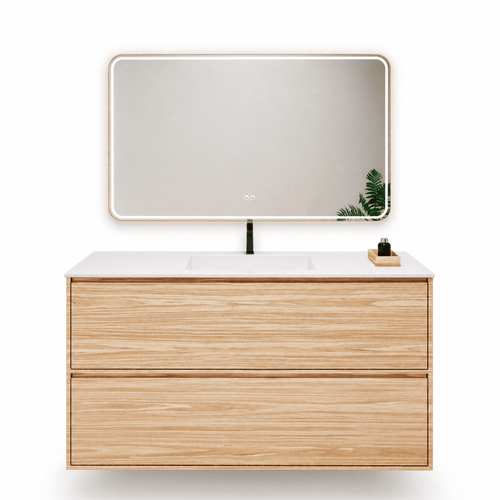 Aurora Frame – Corian® Basin with 2 Stacked Drawers - ROVALUX