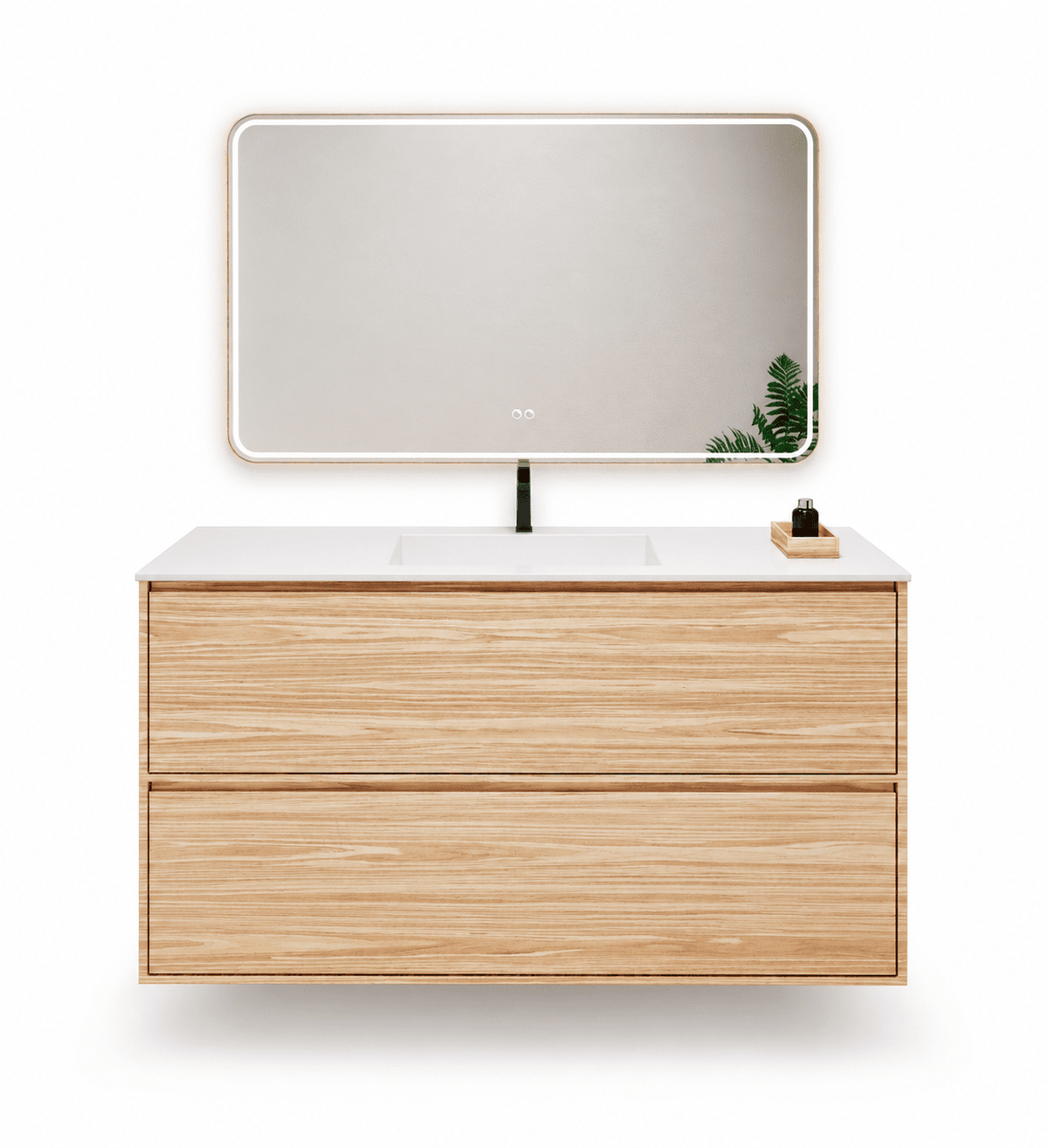 Aurora Frame – Corian® Basin with 2 Stacked Drawers - ROVALUX