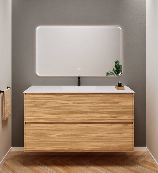 Aurora Frame – Corian® Basin with 2 Stacked Drawers - ROVALUX