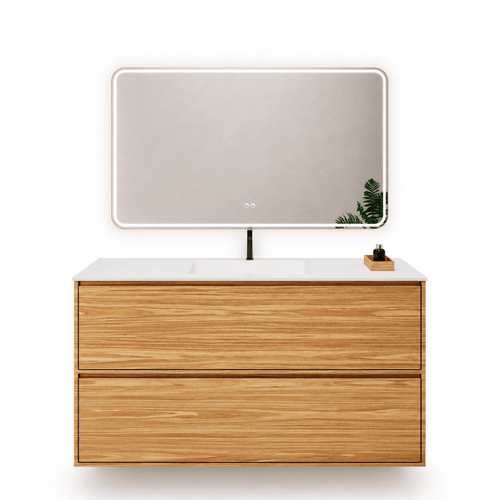 Aurora Frame – Corian® Basin with 2 Stacked Drawers - ROVALUX