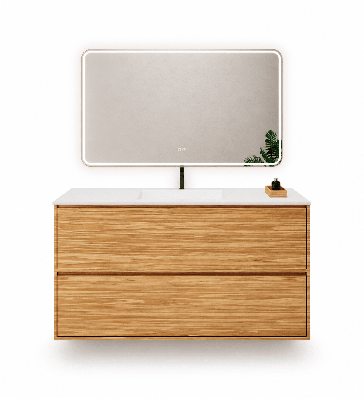 Aurora Frame – Corian® Basin with 2 Stacked Drawers - ROVALUX