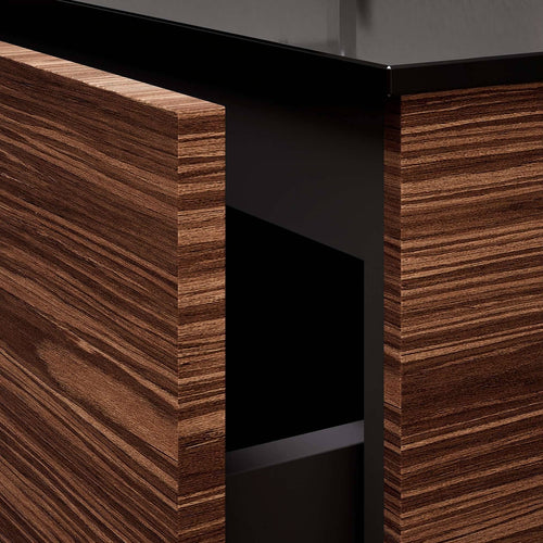 Aurora – Corian® Basin Unit with 2 Drawers and 2 Side Shelves - ROVALUX