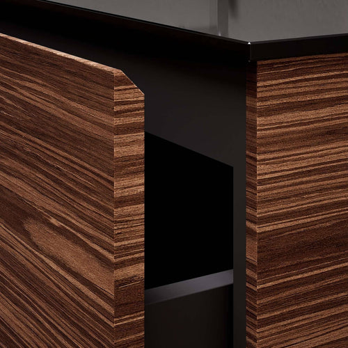 Aurora – Corian® Basin Unit with 2 Drawers and 2 Side Shelves - ROVALUX