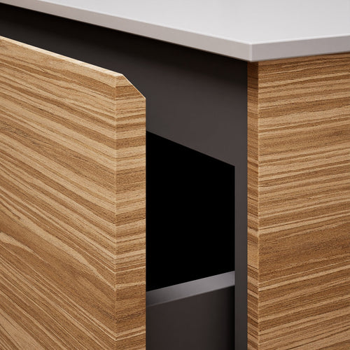 Aurora – Corian® Basin Unit with 2 Drawers and 2 Side Shelves - ROVALUX