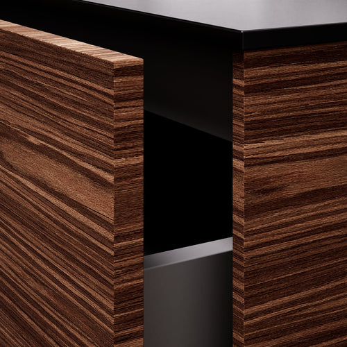 Aurora Frame – Corian® Basin with 2 Drawers and 2 Side Shelves - ROVALUX