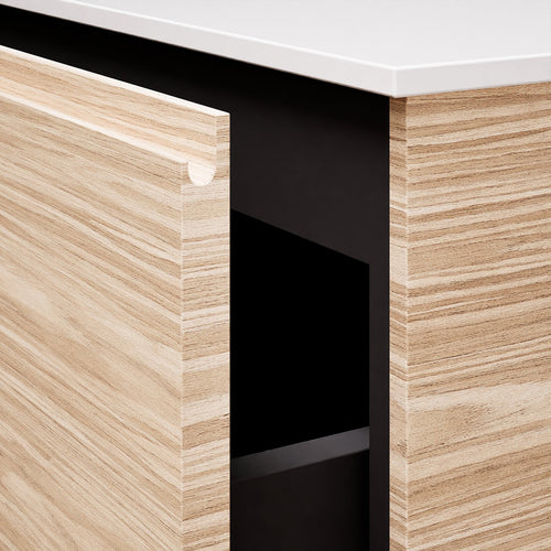 Aurora – Double Corian® Basin Unit with 3 Aligned Drawers - ROVALUX