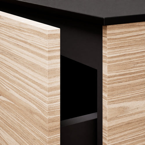 Aurora – Double Corian® Basin Unit with 4 Drawers and Feet-Standing Vanity - ROVALUX