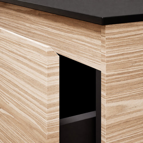 Aurora – Double Corian® Basin Unit with 4 Drawers and Feet-Standing Vanity - ROVALUX