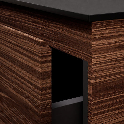 Aurora – Double Corian® Basin Unit with 4 Drawers - ROVALUX