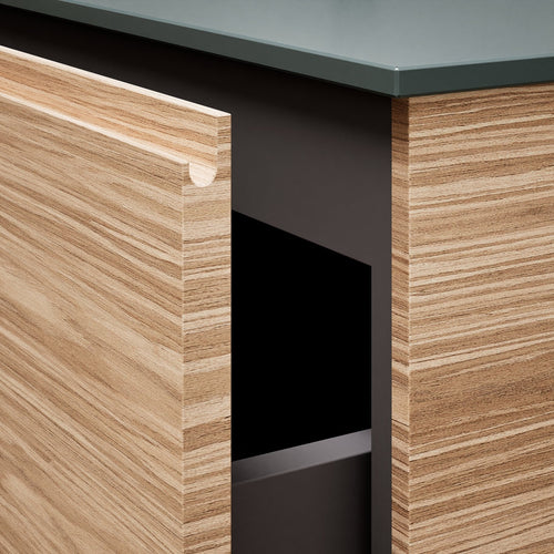 Aurora Double Set – Corian double Sinks & Countertop with 2 Drawers Vanity - ROVALUX