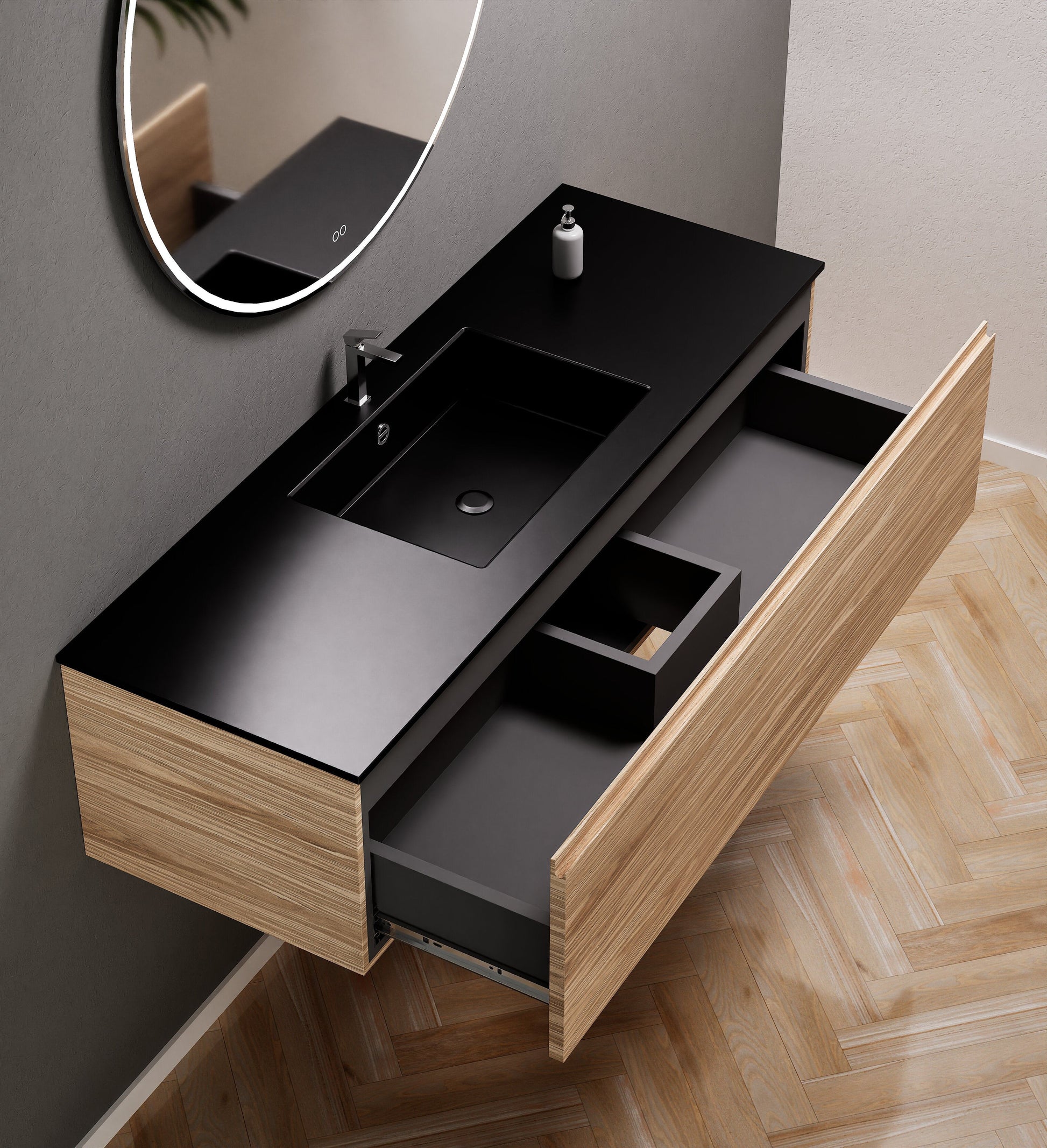 ecomposer-wood color-Light-wood,ecomposer-sink color-Deep-Nocturne