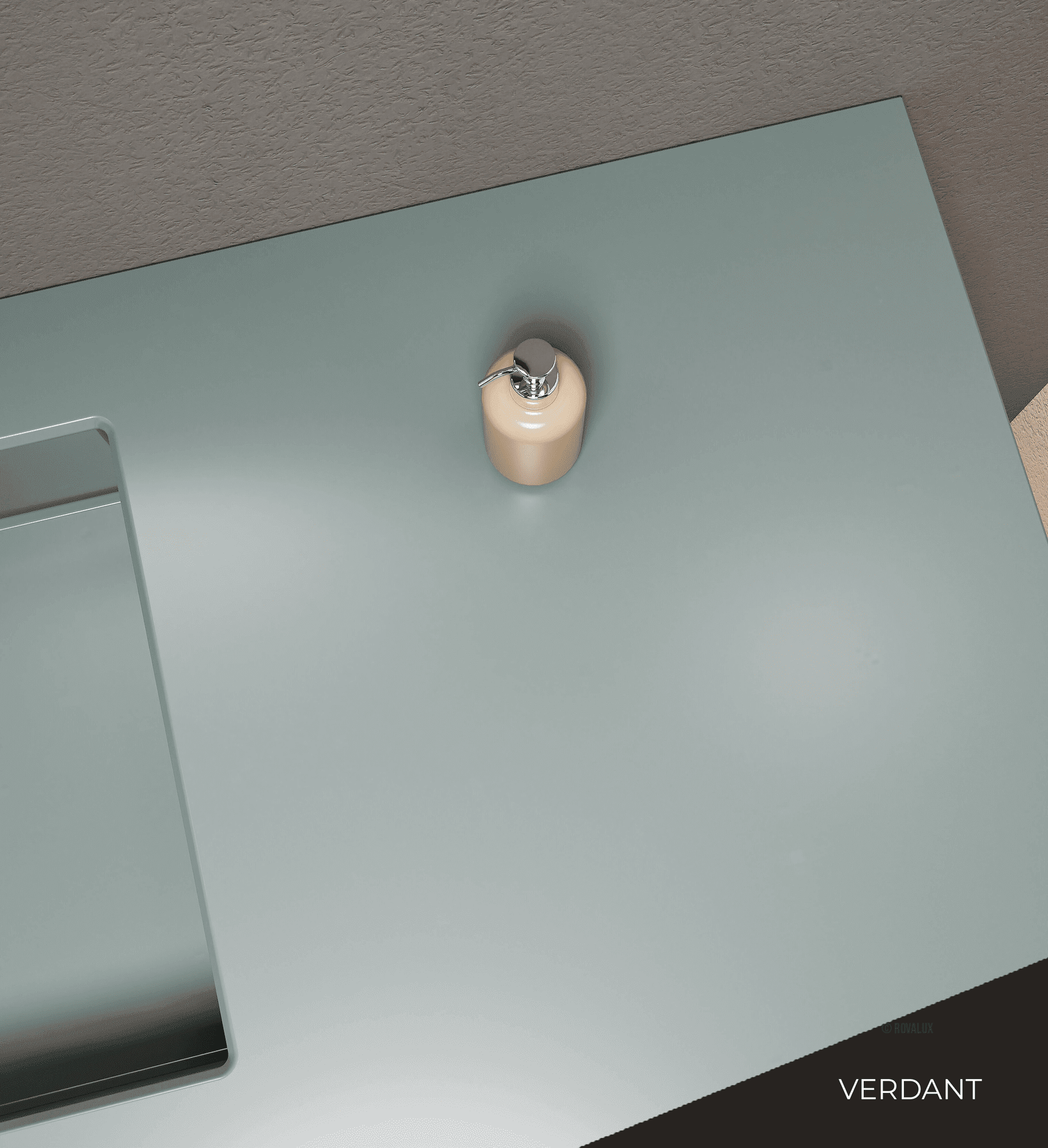 Aurora Frame – Corian® Basin with 2 Stacked Drawers - ROVALUX