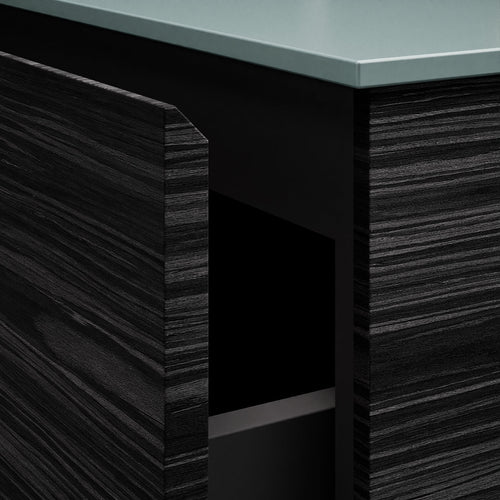 Aurora Single Set – Corian Sink & Countertop with 2 Drawers Vanity - ROVALUX