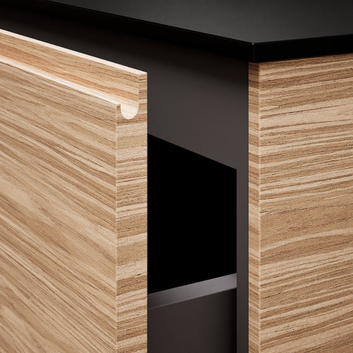 Aurora Single Set – Corian Sink & Countertop with 2 Drawers Vanity - ROVALUX