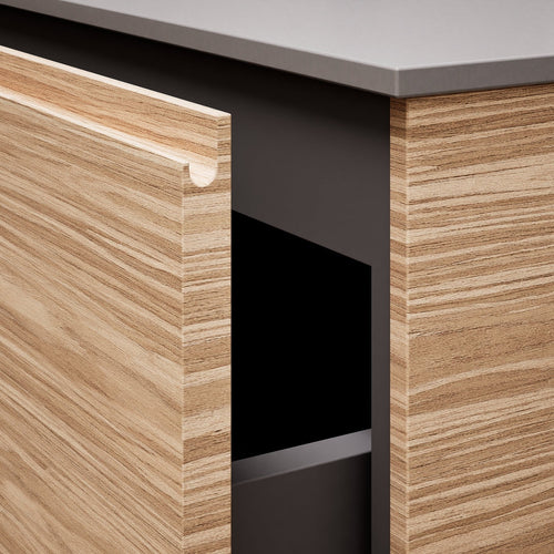 Aurora Single Set – Corian Sink & Countertop with 2 Drawers Vanity - ROVALUX