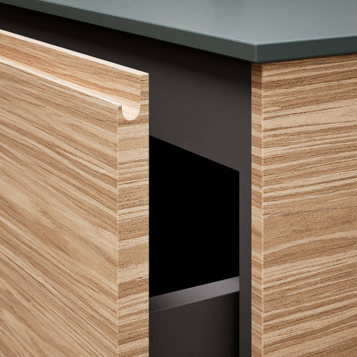Aurora Single Set – Corian Sink & Countertop with 2 Drawers Vanity - ROVALUX