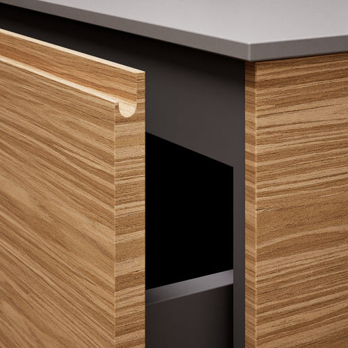Aurora Single Set – Corian Sink & Countertop with 2 Drawers Vanity - ROVALUX