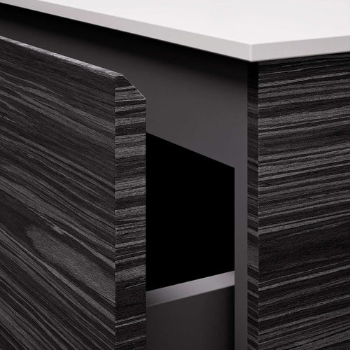 Aurora – Corian® Basin Unit with 2 Drawers and 2 Side Shelves - ROVALUX