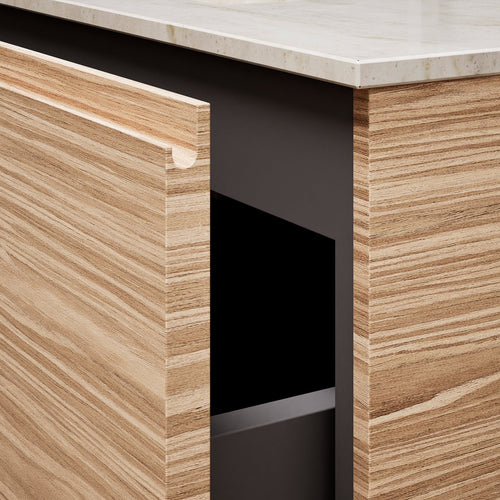 Aurora – Corian® Basin Unit with 2 Drawers and 2 Side Shelves - ROVALUX