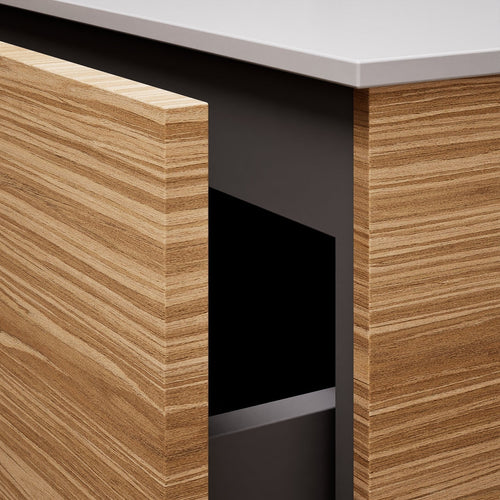 Aurora – Corian® Basin Unit with 2 Drawers and 2 Side Shelves - ROVALUX