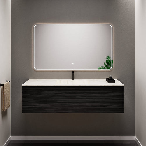 Aurora Frame – Corian® Basin with 1 Drawer Vanity - ROVALUX
