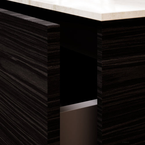 Aurora Frame – Corian® Basin with 1 Drawer Vanity - ROVALUX