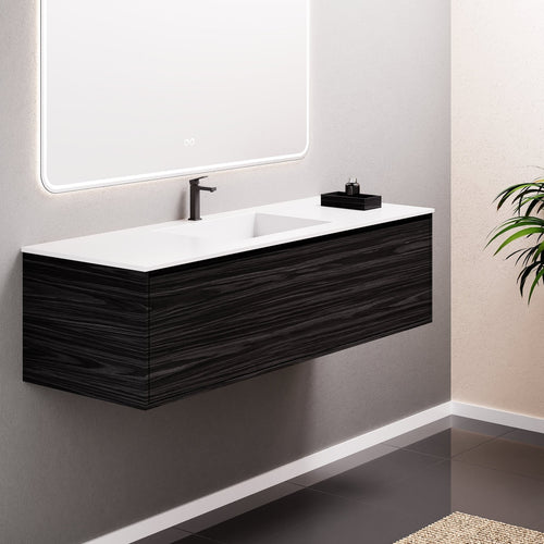Aurora Frame – Corian® Basin with 1 Drawer Vanity - ROVALUX