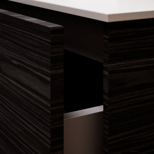 Aurora Frame – Corian® Basin with 1 Drawer Vanity - ROVALUX