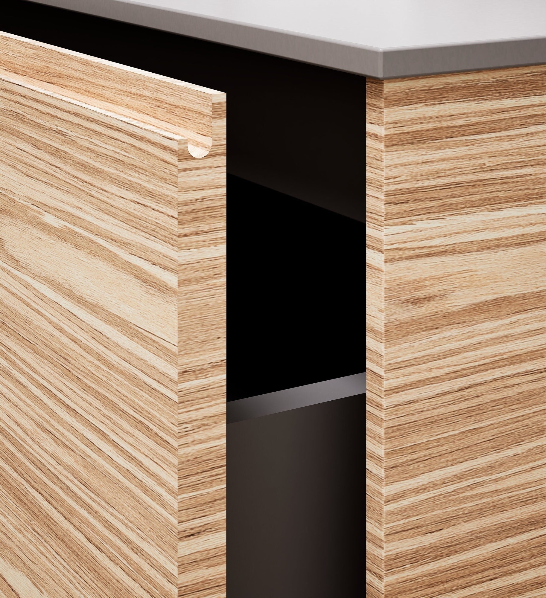 Aurora Frame – Corian® Basin with 1 Drawer Vanity - ROVALUX