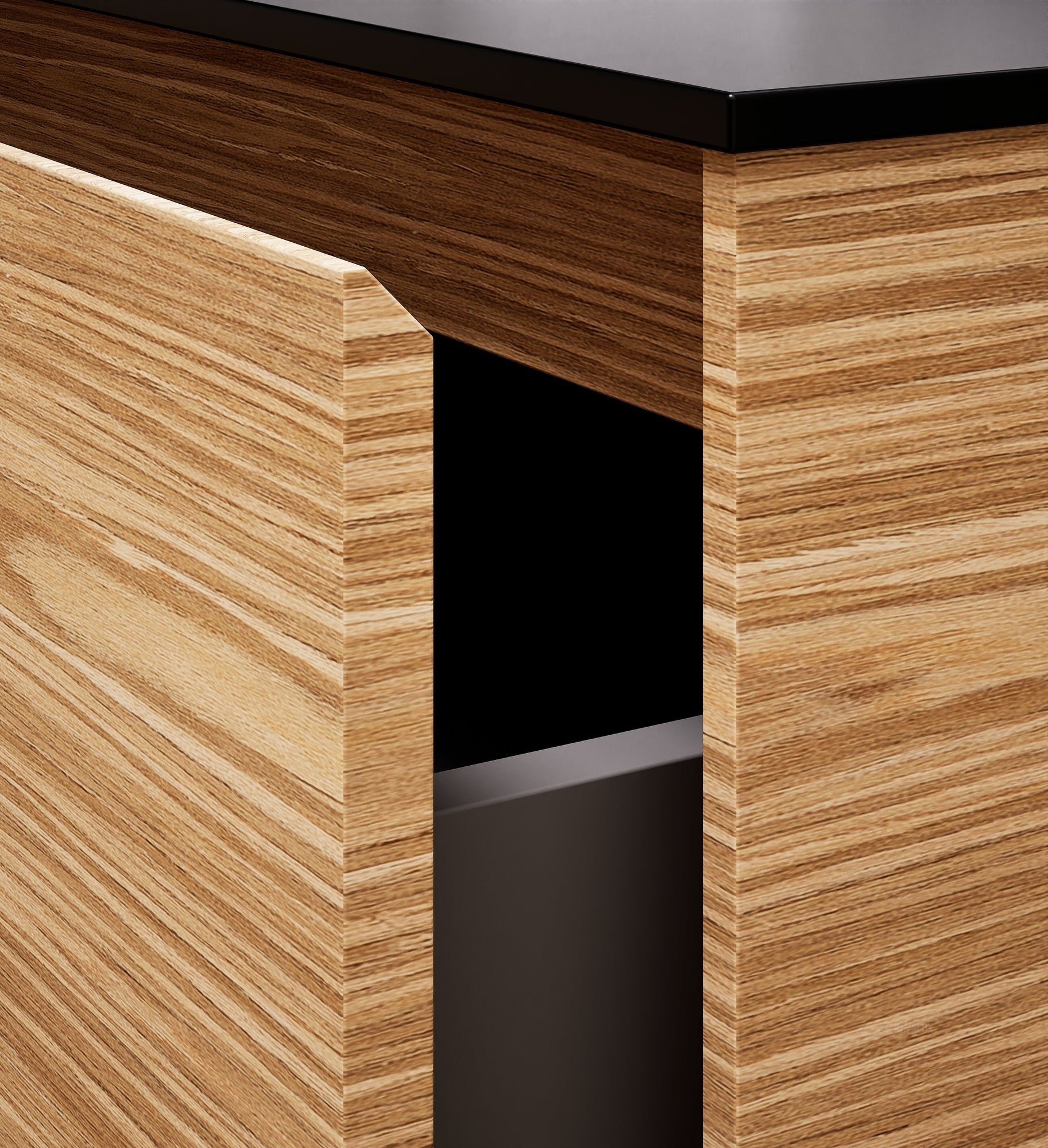 Aurora Frame – Corian® Basin with 1 Drawer Vanity - ROVALUX