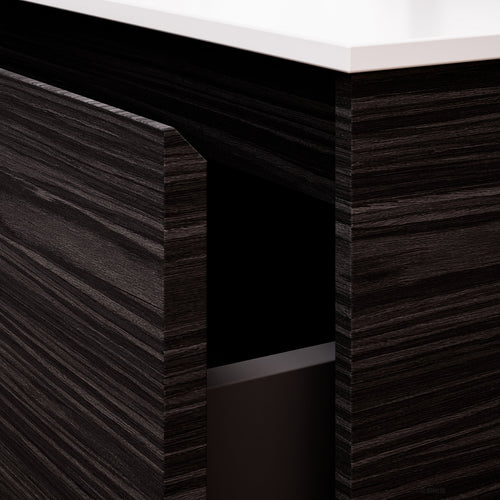 Aurora Frame – Corian® Basin with 1 Drawer and Bottom Shelf - ROVALUX