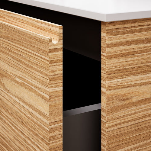 Aurora Frame – Corian® Basin with 1 Drawer and Bottom Shelf - ROVALUX
