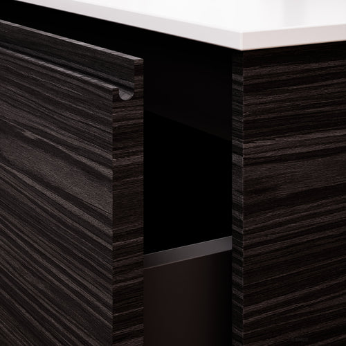 Aurora Frame – Corian® Basin with 1 Drawer and Side Shelf - ROVALUX