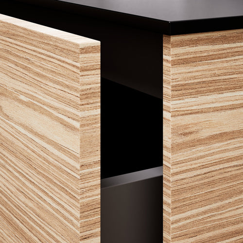 Aurora Frame – Corian® Basin with 1 Drawer and Side Shelf - ROVALUX