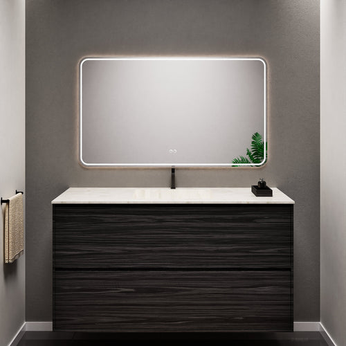 Aurora Frame – Corian® Basin with 2 Stacked Drawers - ROVALUX
