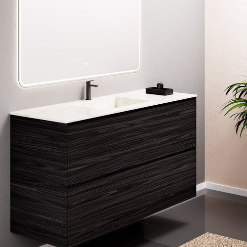 Aurora Frame – Corian® Basin with 2 Stacked Drawers - ROVALUX