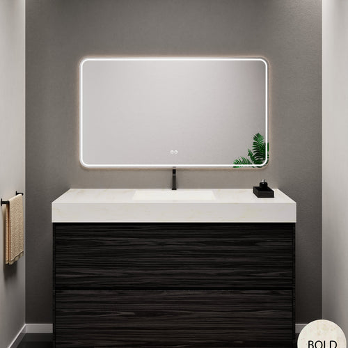 Aurora Frame – Corian® Basin with 2 Stacked Drawers - ROVALUX