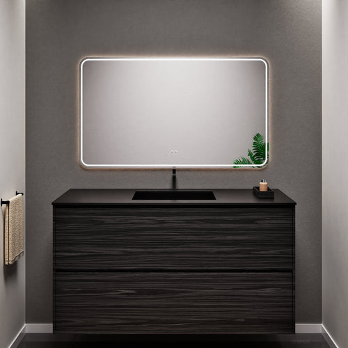 Aurora Frame – Corian® Basin with 2 Stacked Drawers - ROVALUX