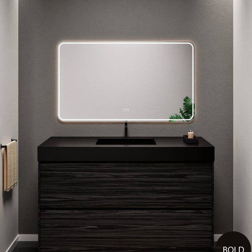 Aurora Frame – Corian® Basin with 2 Stacked Drawers - ROVALUX