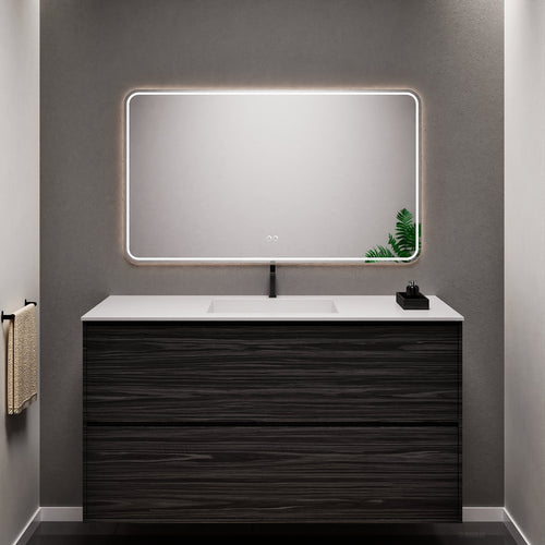 Aurora Frame – Corian® Basin with 2 Stacked Drawers - ROVALUX