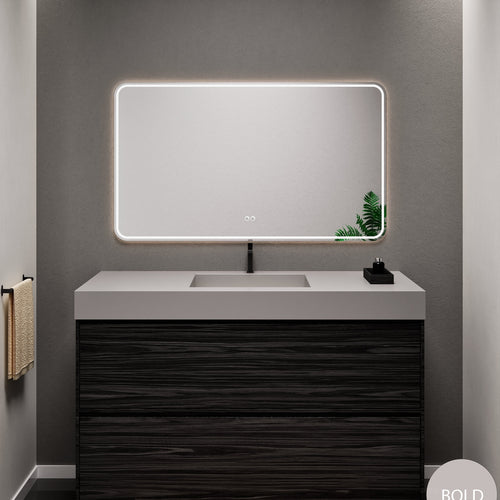 Aurora Frame – Corian® Basin with 2 Stacked Drawers - ROVALUX