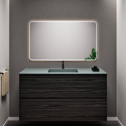 Aurora Frame – Corian® Basin with 2 Stacked Drawers - ROVALUX