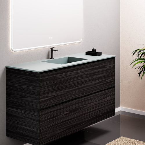 Aurora Frame – Corian® Basin with 2 Stacked Drawers - ROVALUX