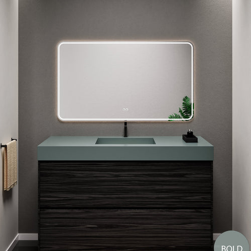 Aurora Frame – Corian® Basin with 2 Stacked Drawers - ROVALUX