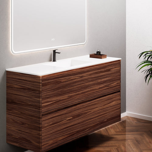 Aurora Frame – Corian® Basin with 2 Stacked Drawers - ROVALUX